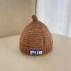 Autumn and winter children's hats, all-inclusive winter style, warm and fleece, little bear woolen hats for boys and girls, yellow Item Picture